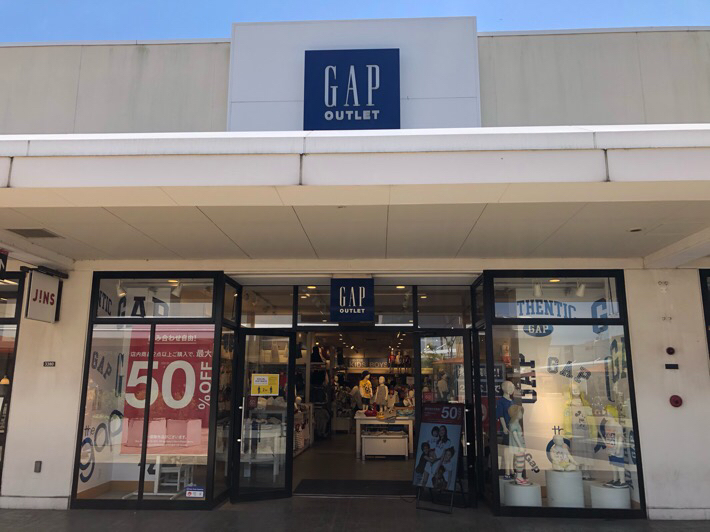「Gap Outlet」定価商品50%OFFのサマーセール