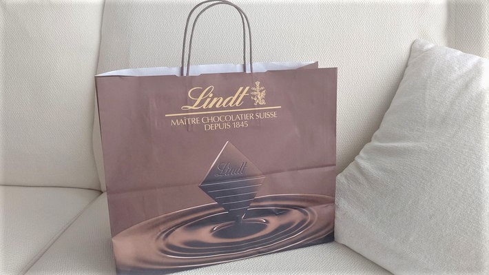 Lindt-Chocolat-Café紙袋