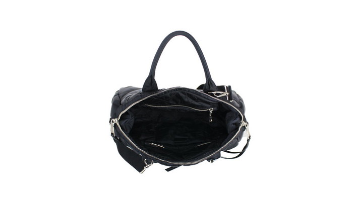 トラベナイロンバッグ黒3