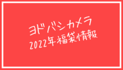 【2022年】ヨドバシカメラの福袋の気になる中身は？